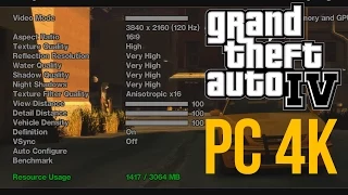 GTA IV PC in 4K GTX 970 and i7-3770k test MAX SETTINGS