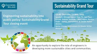 Engineering sustainability into public policy: Sustainability Grand Tour closing event
