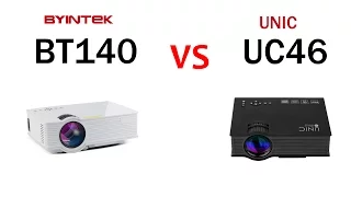 BYINTEK BT140 VS UC46 Projector