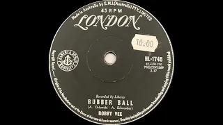 1961: Bobby Vee - Rubber Ball - mono 45