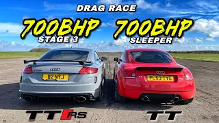 HARSH PUNISHMENT ..700HP MK1 TT SLEEPER vs 700HP MK3 TTRS