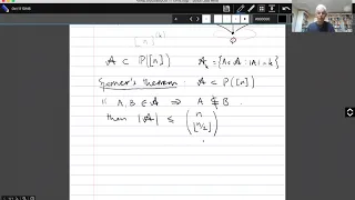 Topics in Combinatorics lecture 2.5 --- Sperner's theorem