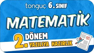 6.Sınıf Matematik 2.Dönem 2.Yazılıya Hazırlık 📑 #2024