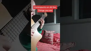 Contrapunto en All the things you are dm x clases #contrapunto #jazz #guitar #counterpoint