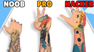 NOOB vs PRO vs HACKER in Tattoo Rush