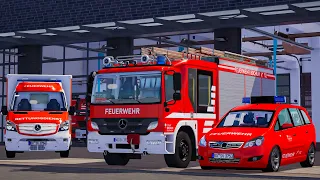 Emergency Call 112 - German Fire Chief, Firefighters and Ambulances Responding! 4K #6