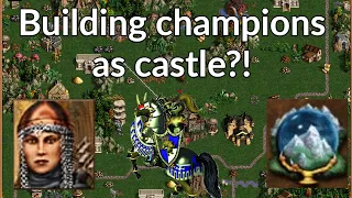 Building Champions as Castle?! || Heroes 3 Castle Gameplay || Jebus Cross || Alex_The_Magician