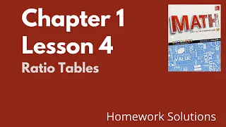 Chapter 1 - Lesson 4 homework - 6th Grade Math