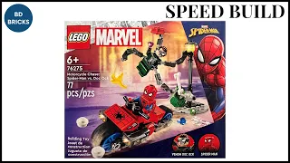 LEGO Marvel 76275 Motorcycle Chase: Spider-Man vs. Doc Ock - LEGO Speed Build