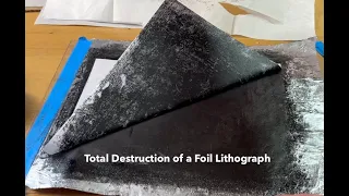 Kitchen Lithography Experiment - Total Destruction