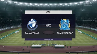 FIFA 20 | Dalian Yifang vs Guangzhou R&F - China Super League | 16/08/2020 | 1080p 60FPS