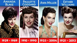 List Of Beautiful Legendary Old Hollywood Actresses II | Hollywood Golden Stars You Never Heard Of