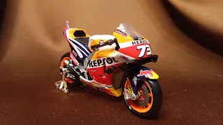 Repsol Honda motogp 2020 #73 A.Marquez by 1/18 Maisto modifed number