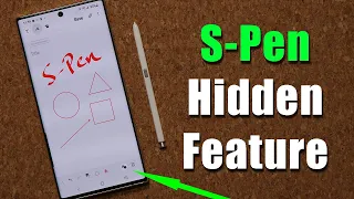 Powerful Hidden S-Pen Feature for your Galaxy Note Smartphone (Note 20, Note 10, Note 9, etc)