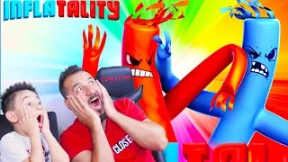 DANS EDEN GÖBEK ATAN BALON ADAMLAR! | EGEMEN KAAN İLE INFLATALITY OYNUYORUZ