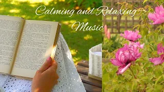 [ Playlist ] Calming & Peaceful. 1 Hour Slow Life of Music Surrounded by Flowers from my Garden