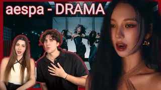 THEY DID IT AGAIN!! aespa 에스파 'Drama' MV REACTION!!