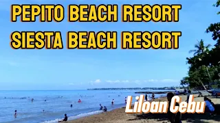 Pepito Beach Resort | Siesta Beach Resort | Walking Tour |  Public Beach  | Liloan Cebu, Ph..