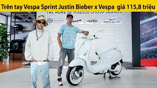 Trên tay Vespa Sprint Justin Bieber x Vespa giá từ 115,8 triệu tại Việt Nam - liệu có X2 X3 giá?