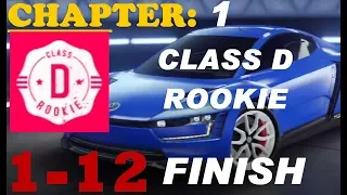 Asphalt 9 Legend-Chapter 1-Class D Rookie- Round 1-12 Finish