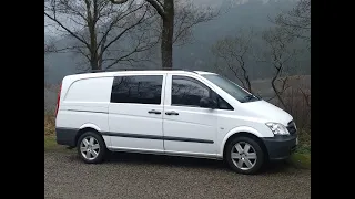 Mercedes Vito Camper van, self build conversion project. Complete build time lapse