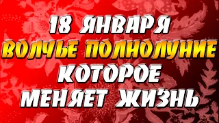 18 января - Волчье Полнолуние, которое меняет жизнь