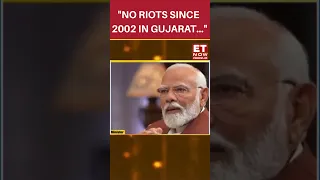 "Not A Single Riots Since 2002 In Gujarat...": PM Modi | #etnow #pmmodi #gujarat #riot #shorts