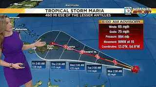 Peak of hurricane season: Tracking Jose, Maria and Lee