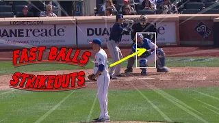 MLB | Fastball Strikeouts Straight Down The Middle!