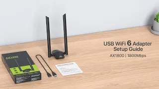 AX1800 Long Range USB WiFi 6 Adapter Setup Guide - How to Install Your BrosTrend USB WiFi 6 Adapter