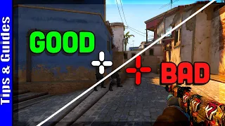 Visualizing Good vs Bad Crosshair Placement