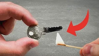 🔥 Crazy way to open any lock without a KEY! You only need 1 match