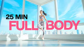 25 Min Full body Workout at Home / No Repeats No Jumping No Talking