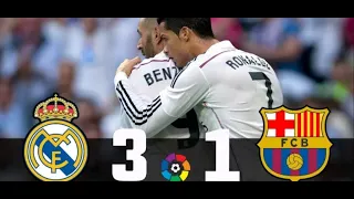 Real Madrid vs Barcelona 3 1 Laliga 2014 15  9R Highlight720P HD