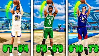 FIX YOUR JUMPSHOT in 30 SECONDS! BEST JUMPSHOTS for EVERY THREE POINT RATING + TIPS & TRICKS 2K23