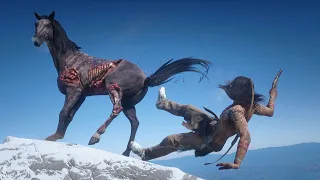 NATIVE AMERICAN Fights DEAD HORSE in Red Dead Redemption 2 PC