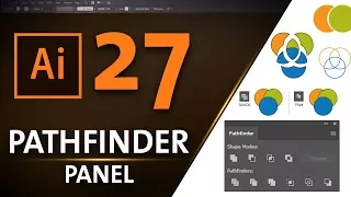 الباثفيندر - PATHFINDER PANEL in Adobe Illustrator CC 2017 #27