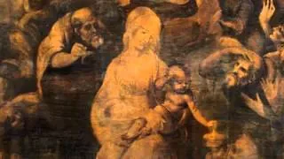 Леонардо да Винчи, "Поклонение волхвов"