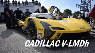 Cadillac V-LMDh GTP Start Up and On Track Testing at Daytona
