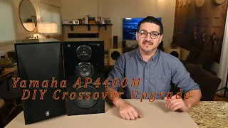 DIY crossover upgrade on a garage sale Yamaha AP4400M