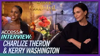 Charlize Theron & Kerry Washington Had 'Instant Working Mom Bond'