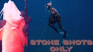 Stone Shots Only - Late Gloomy Dive - Spearfishing Hawaii