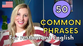 50 English phrases for restaurants