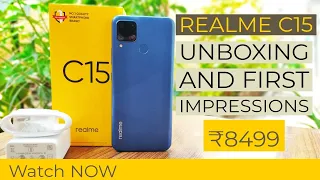Realme C15 Review | Realme C15 Unboxing and First Impressions | Realme C15 Unboxing in Hindi | 2021