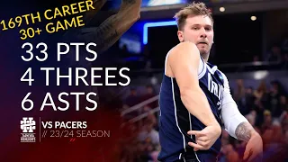 Luka Doncic Drops 33 Points Against Pacers