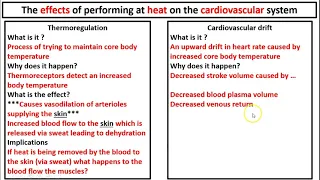 Exercise at heat