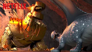 The Silver Dragon vs The Golden Dragon 🐲 Firedrake the Silver Dragon | Netflix After School