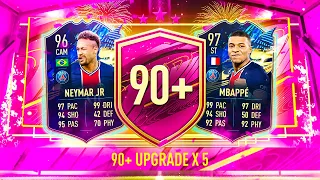 WHAT I GOT IN MY 90+ X5 UPGRADE PACK! #FIFA21 ULTIMATE TEAM