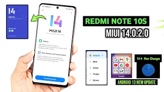 Redmi Note 10s MIUI 14.0.2.0 Android 13 New Update Full Changelog | Redmi Note 10s MIUI 14 Update