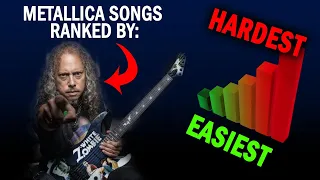 KIRK HAMMETT RANKING THE HARDEST/EASIEST METALLICA SONGS - RARE VIDEO